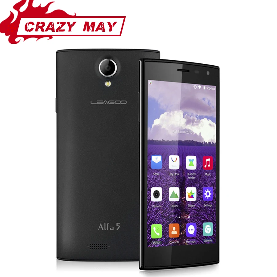Новый оригинальный Leagoo альфа 5 3 г сотовый телефон SC7731 четырехъядерных
