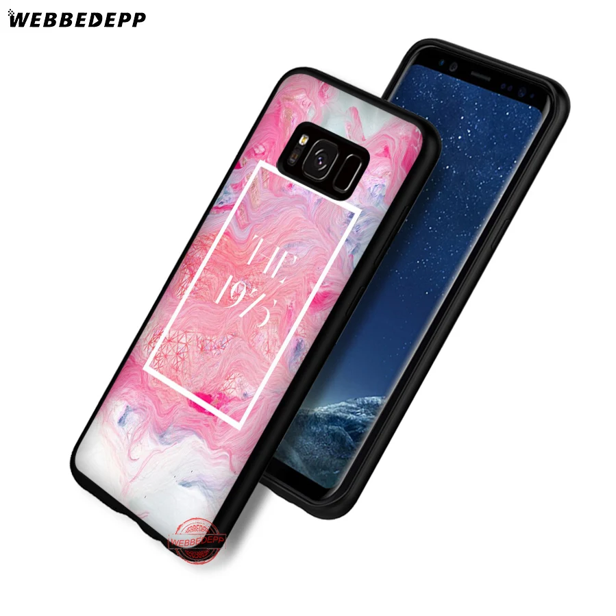 WEBBEDEPP мягкий чехол с музыкальной группой 1975 для Samsung A6 A7 A8 A9 J6 2018 S6 S7 S8 S9 S10E S20 Ultra Note 8