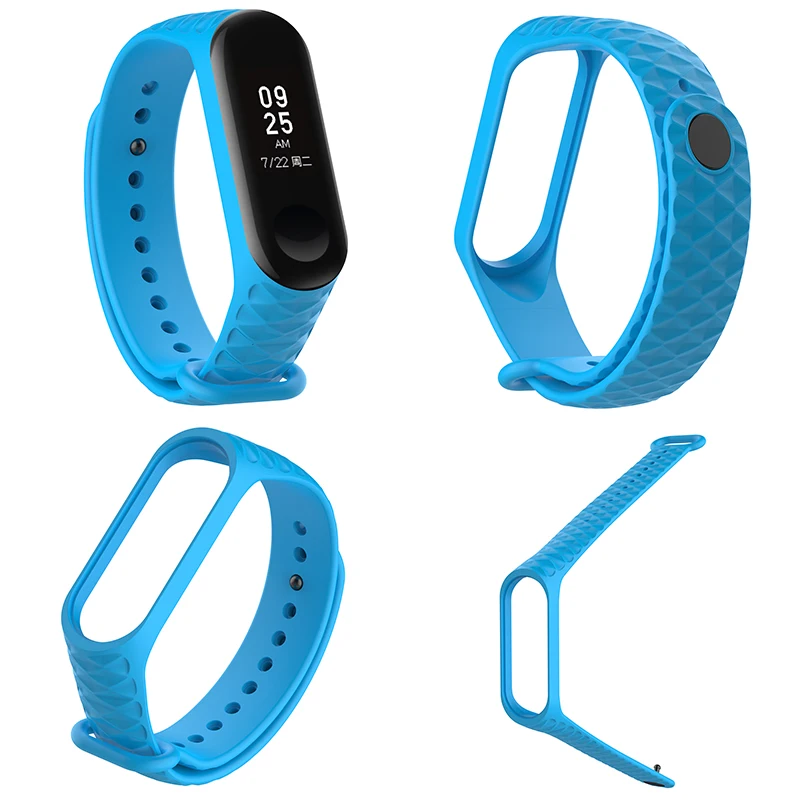 Спортивный Браслет mi Band 3, ремешок на запястье для Xiaomi mi, ремешок 3, силиконовый браслет для Xiaomi mi, ремешок 3 mi band 3, Смарт-часы, браслет