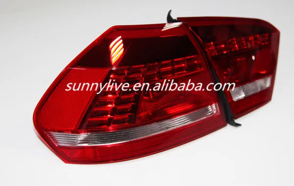 Для VW Passat B7 светодиодный задний фонарь красного цвета 2011- год TC