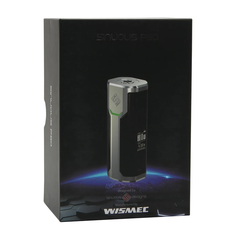 Мод WISMEC извилистый P80 TC для электронной сигареты Elabo Mini Tank максимальная мощность 80