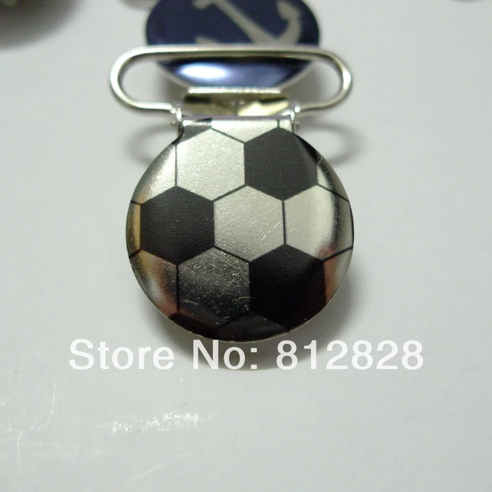 Эмалевые подтяжки для футбола 25 шт. 1 дюйм мм|clips|clips 25mmclip suspenders |