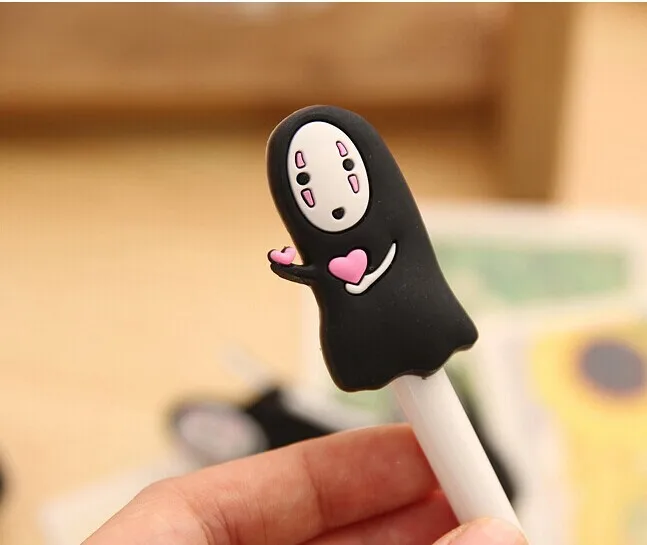 2 шт. пластиковые Canetas Канцтовары Мультфильм Япония Хаяо Миядзаки Безликий