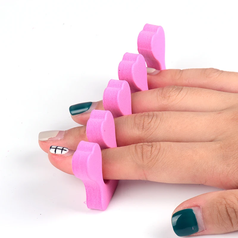 10 шт./упак. для ногтей разделители пальцев ноги пальцы ног Губка Мягкий гель УФ