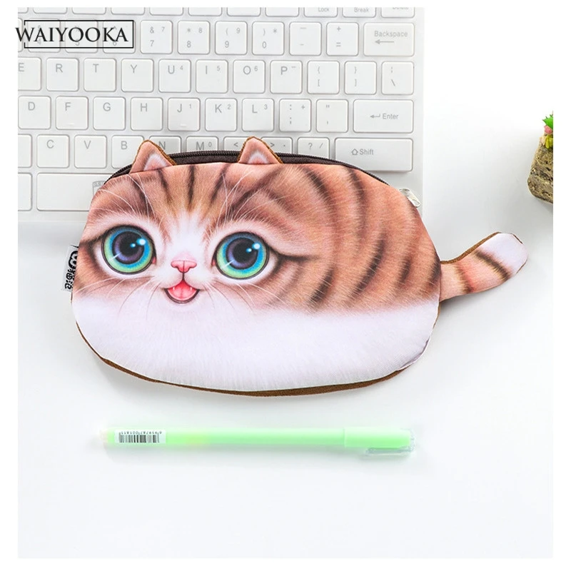 Новый милый котенок косметичка дорожный кейс для косметики Для женщин