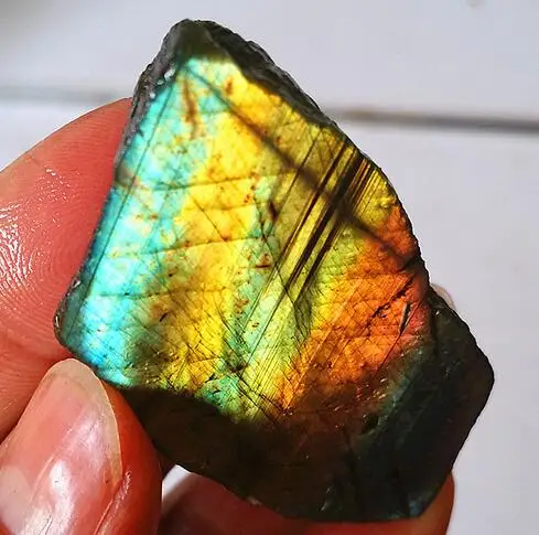 Натуральный разноцветный лабрадорит кристалл оригинальный камень|stone crystal|stone