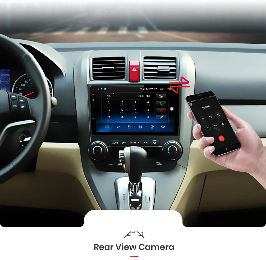 AWESAFE 4G+ 64G Android 8,1 " 2 Din автомобильный DVD CarPlay DSP gps Радио стерео плеер для Honda CRV 2007 2008 2009 2010 2011 без DVD