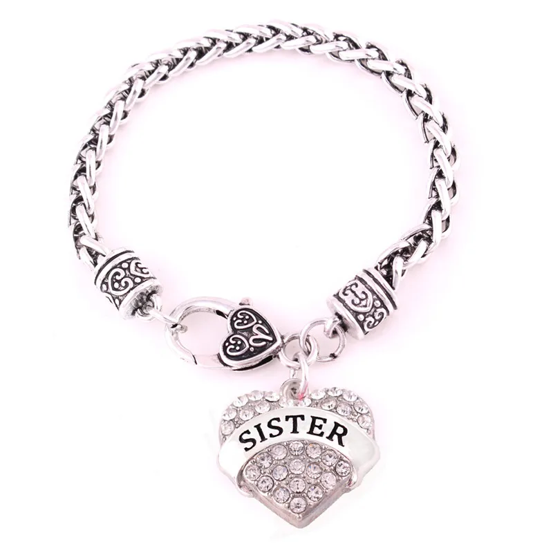 Очаровательные браслеты для женщин хороший подарок членов семьи сестры кулон в