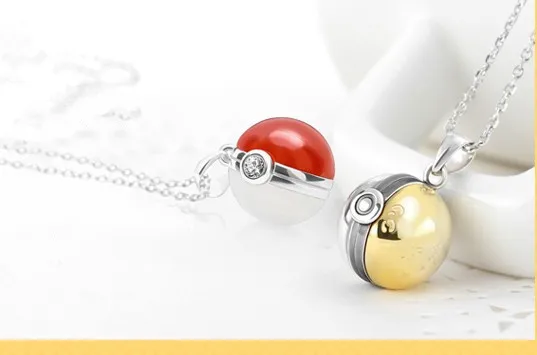 Pokeman Pocket Monster Pokeball мяч GS Pendent 925 пробы Серебряный | Украшения и аксессуары