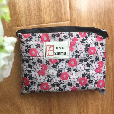 Small floral Phander портативные Мультяшные сумки для хранения, водонепроницаемая дорожная сумка через плечо, складная переработанная складная сумка для покупок, многоразовая сумка-тоут - Цвет: Small floral