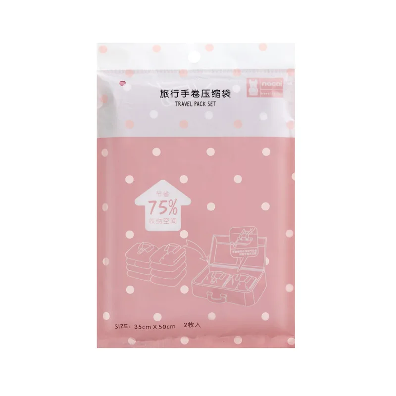 2 шт. домашний ручной вакуумный мешок водонепроницаемый для хранения одежды