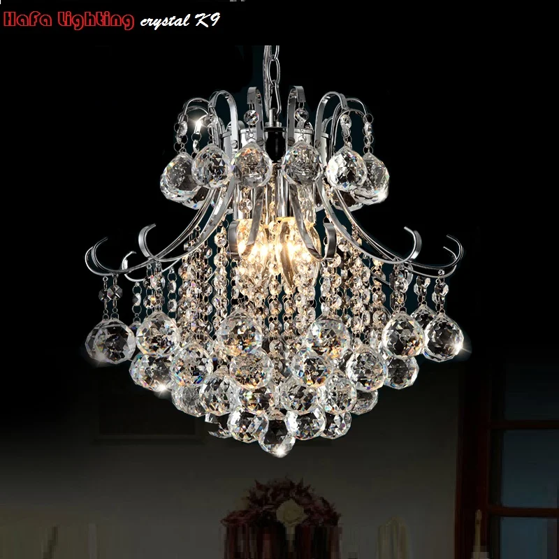 Роскошная подвесная люстра светильник K9 с украшением в виде кристаллов крытый