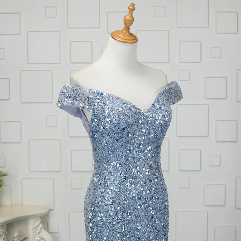 JANCEMBER роскошное вечерное платье для девочек расшитое блестками с v образным