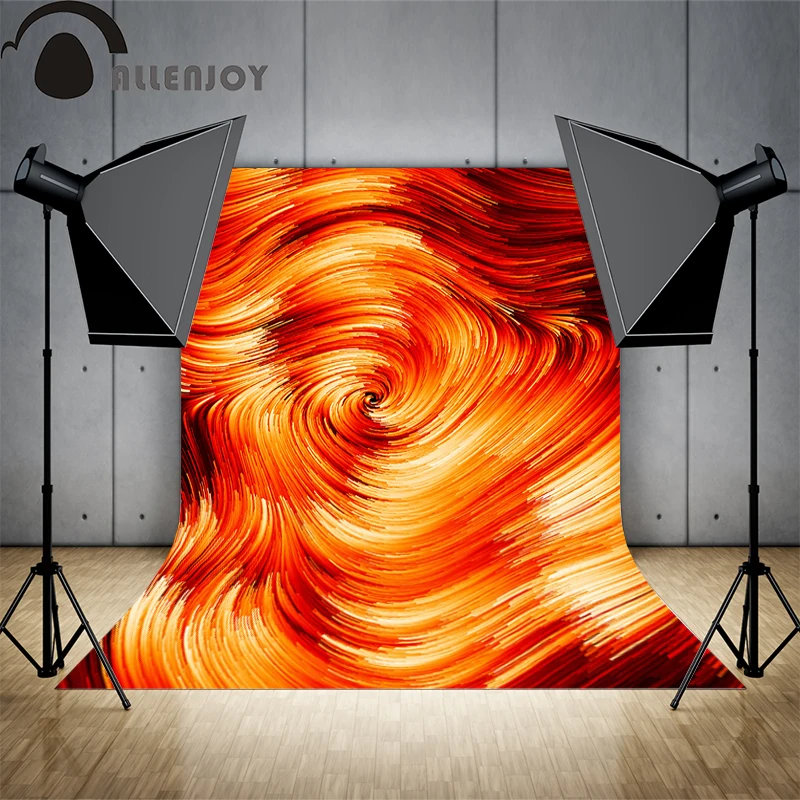 Allenjoy фотографический фон огонь красный золотой Вихрь украшения художественного