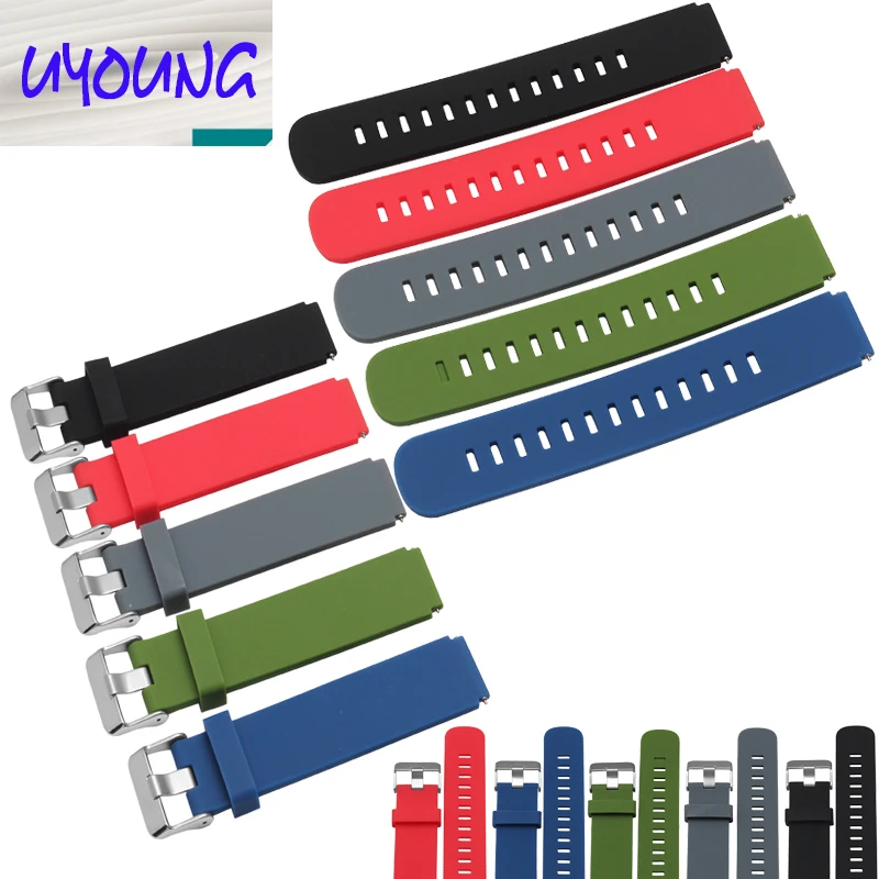 Силиконовый ремешок watch band smart спорта на открытом воздухе резина мягкая и прочная