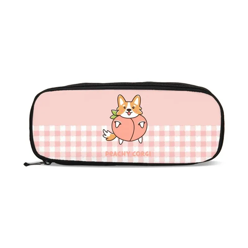 Милая розовая персиковая кавайная Детская сумка для ручки монет кошелек