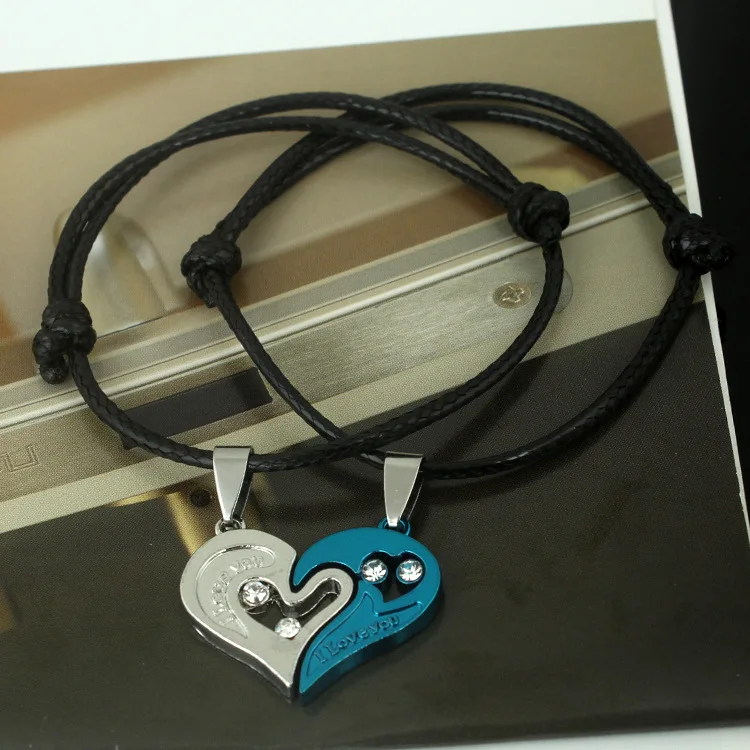 Новый kpop пара браслетов король и королева любовь сердце Веревка Цепи влюбленные