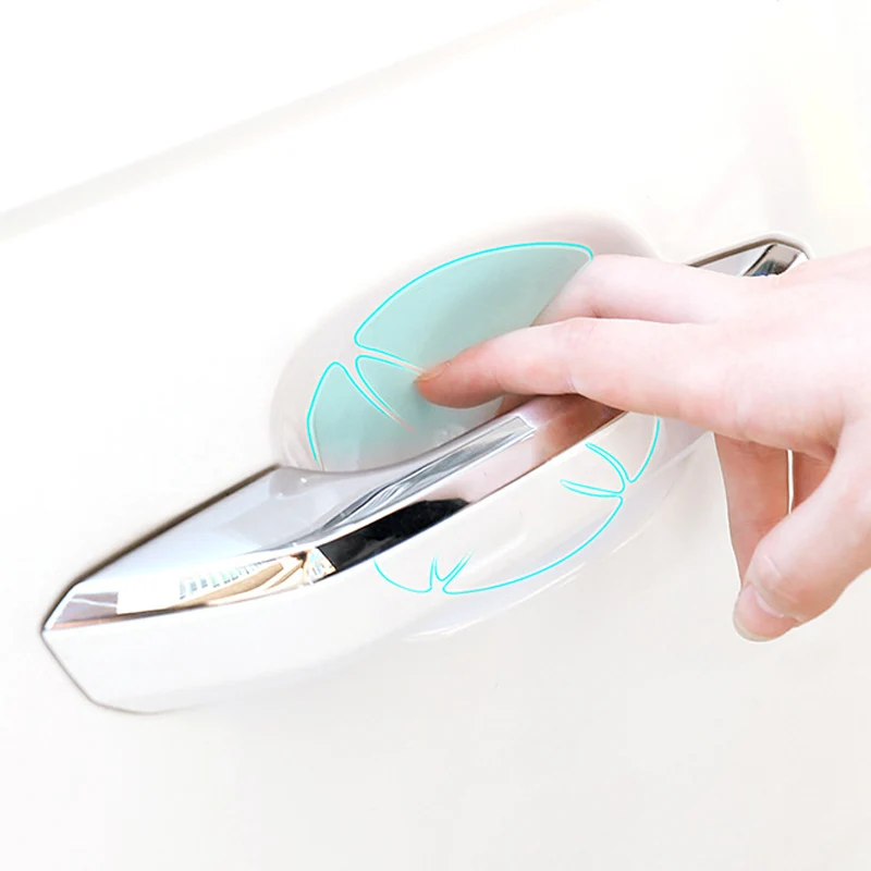 Новинка 2020 Стильная защитная наклейка для ручки автомобиля toyota chr audi a6 a4 subaru xv bmw f30