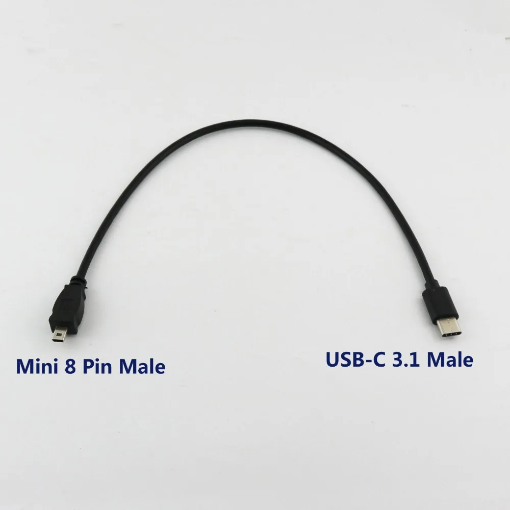 Кабель USB Type C 3 1 10 шт. 30 см 8 контактный OTG для камер Nikon|Компьютерные кабели и