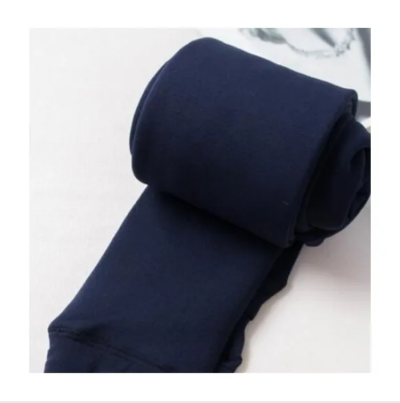 NO6 Navy Blue Популярные и новые зимние Детские флисовые Леггинсы корейские штаны для девочек с вельветовыми брюками одежда для детей от 3 до 9 лет - Цвет: NO6 Navy Blue