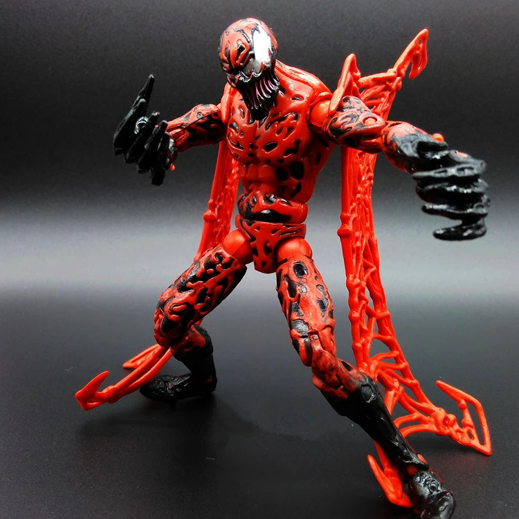 SAINTGI Алые Человек паук красный яд клон удивительные Marvel ПВХ фигурку