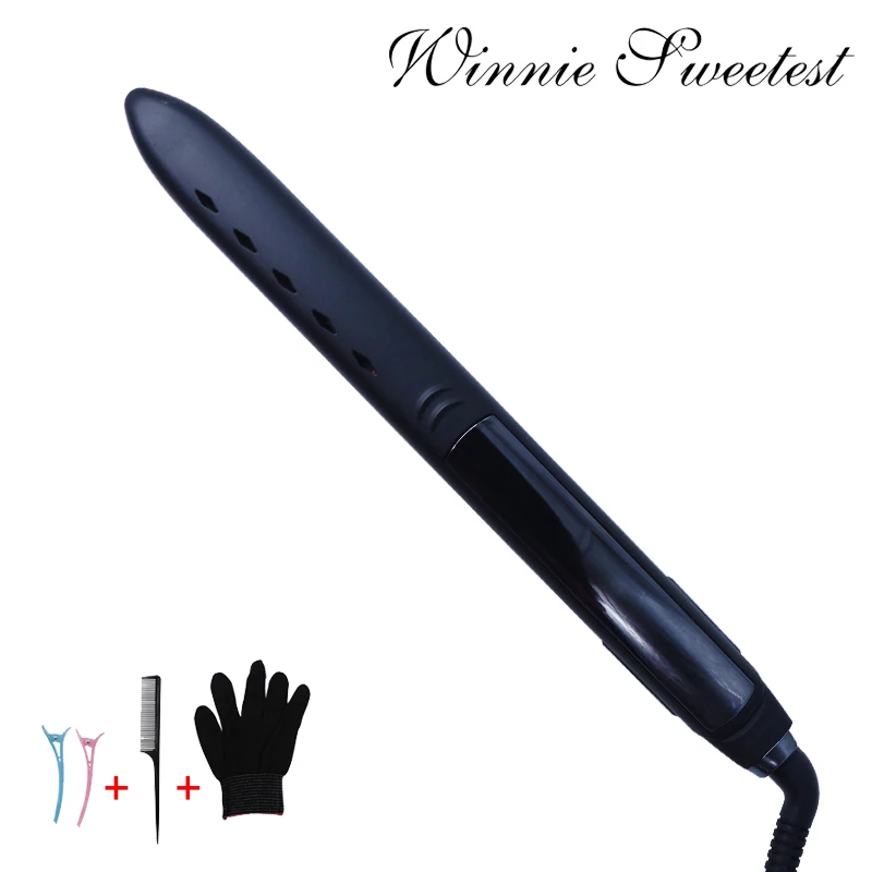 Профессиональный Керамика пара Выпрямитель для волос Быстрый нагрев Flat Iron Vapor