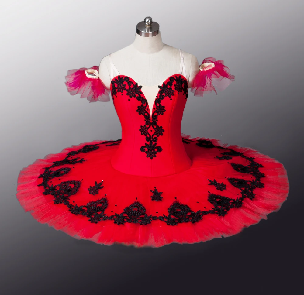 

Professional Ballet Tutu Costume Ballet Tutus Classical Ballerina Stage Red Paquita Princess Kitri Spanish dance carmen