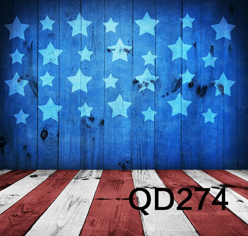 Бесшовный моющийся без складок полоска деревянный пол Синяя Звезда Стена