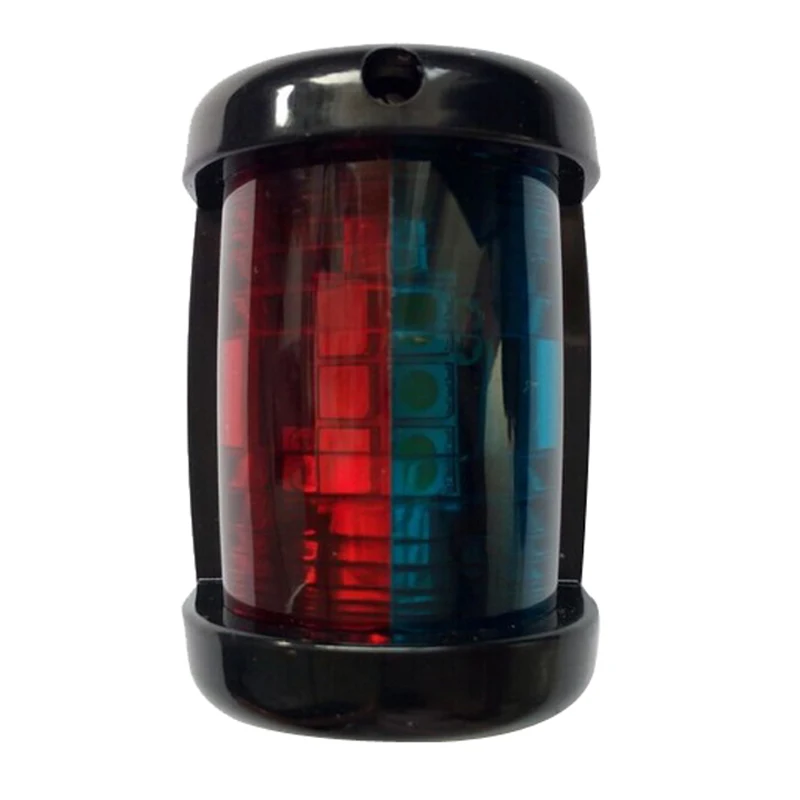 Би-Цвет светодиодный навигационные огни 12 V морской яхты световой сигнал Пластик мини Размеры лампа