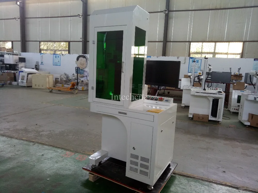 Золотое качество LFF-30W полузакрытый 50 Вт лазерная маркировочная машина |