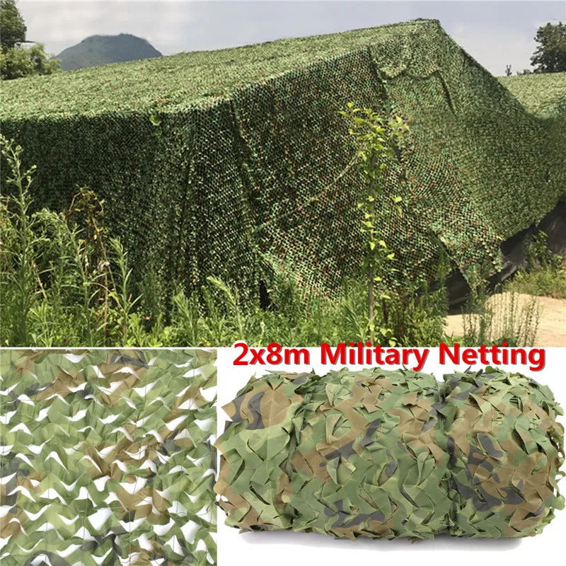 

2x5 3x4x8 м Военная камуфляжная искусственная камуфляжная уличная сеть для кемпинга охоты жалюзи пляжный солнцезащитный укрытие автомобильны...
