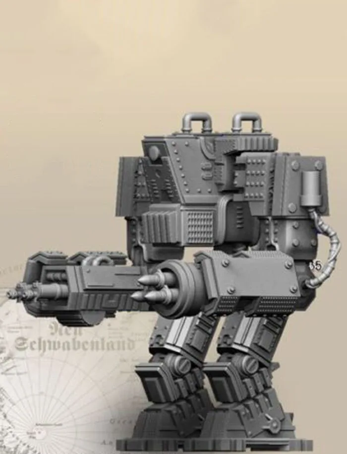 Масштаб 1/35 Неокрашенная фигурка из смолы коллекционная титана Heavy Guard | Игрушки и