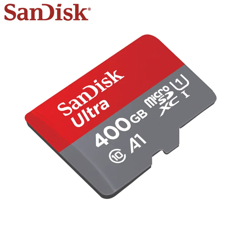 100% Original SanDisk Memory Card 400GB SDXC Class 10 Max Read Speed 98M/s A1 UHS-I Micro SD TF Microsd | Компьютеры и офис