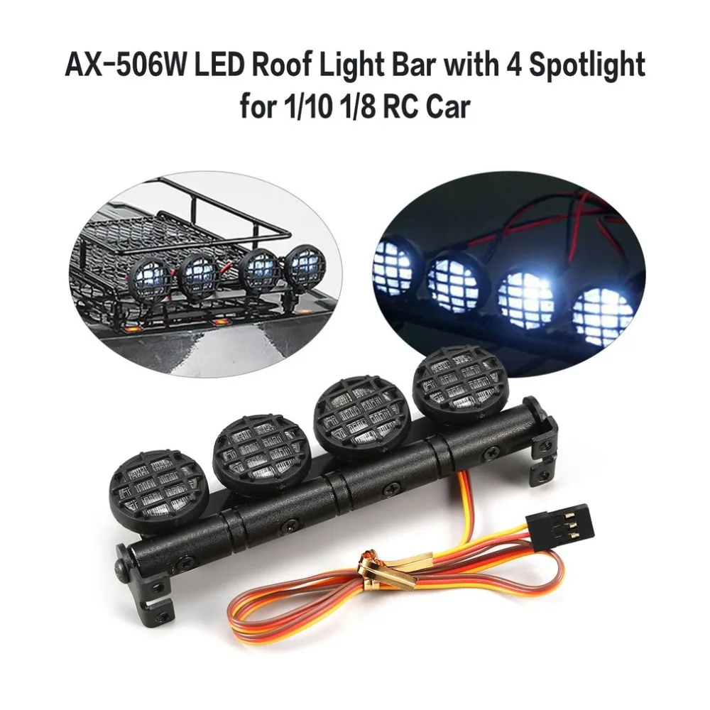 AX 506W RC автомобиль свет яркий светильник светодиодный фонарь на крышу бар с 4