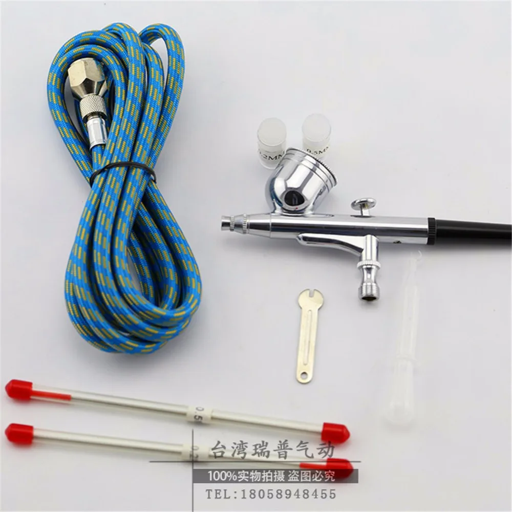 Двойное действие распылитель Аэрограф компрессор набор кистей с 3