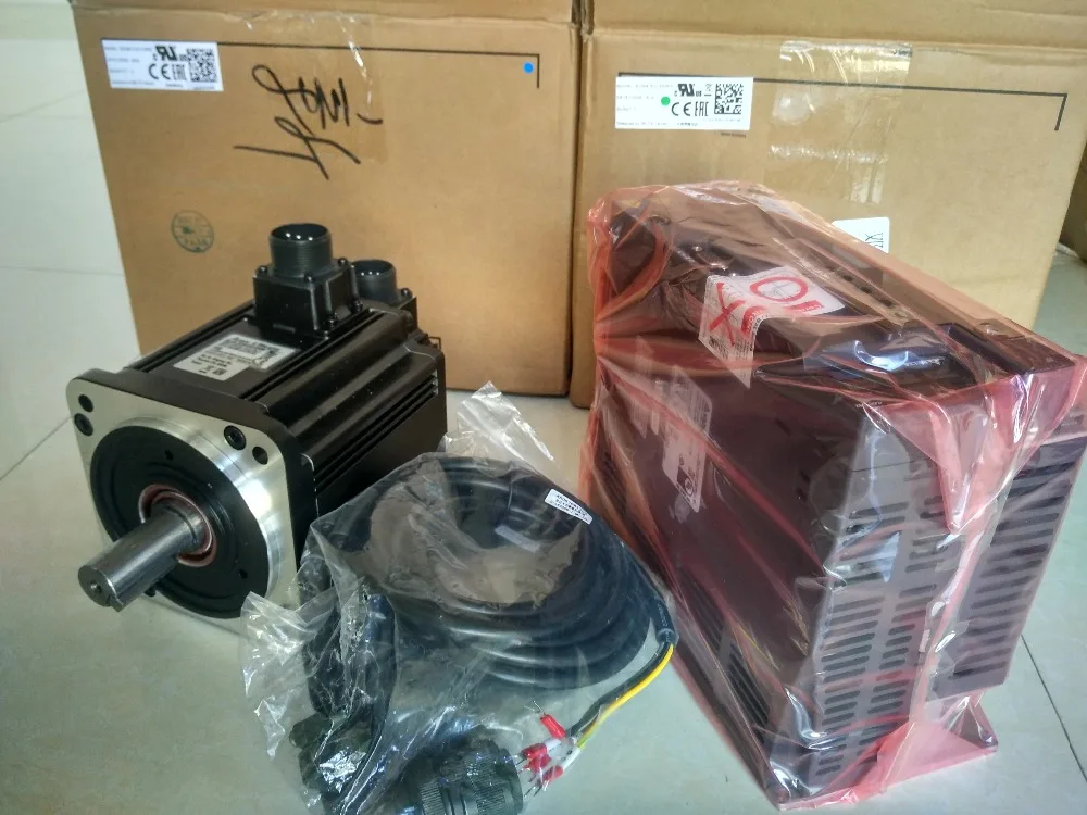 ECMA E21320RS + ASD B2 2023 B 2 кВт 2000 об/мин 9.55N.m ASDA AC Серводвигатель наборы с 3m силой и кабелем