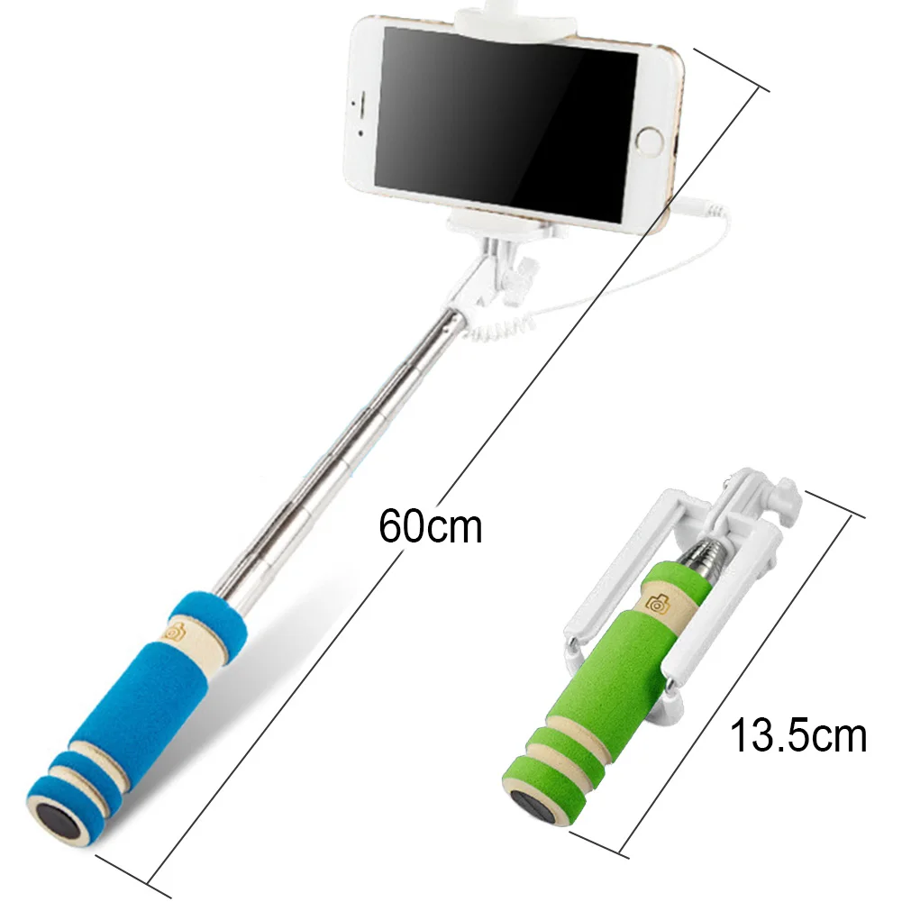 5 цветов Мини Ручной Роскошный селфи палка монопод для Android IOS смартфонов