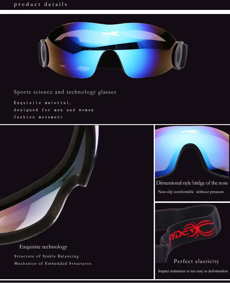Зимние защитные лыжные очки Uv400, пылезащитные, противотуманные, снежные, лыжные, ветрозащитные, для спорта на открытом воздухе, сноуборд, лыжные очки