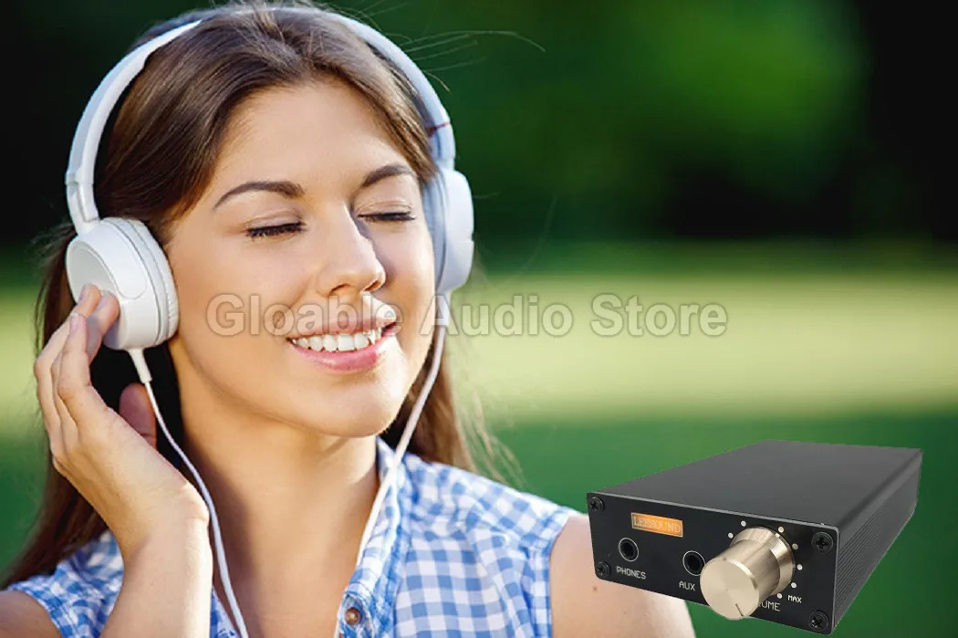 LeeSound TE2 мини-усилитель для наушников с вакуумной трубкой hifi с ультратонким алюминиевым портативным аккумулятором 1000 мАч