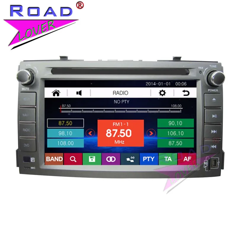 Автомобильный медиацентр TOPNAVI Wince 6 0 дюйма двойной Din 2 dvd плеер Авторадио для KIA Soul