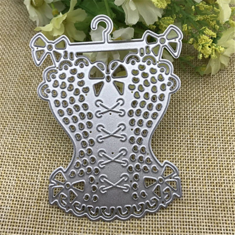 Платье металлические режущие штампы для трафареты скрапбукинга карточки