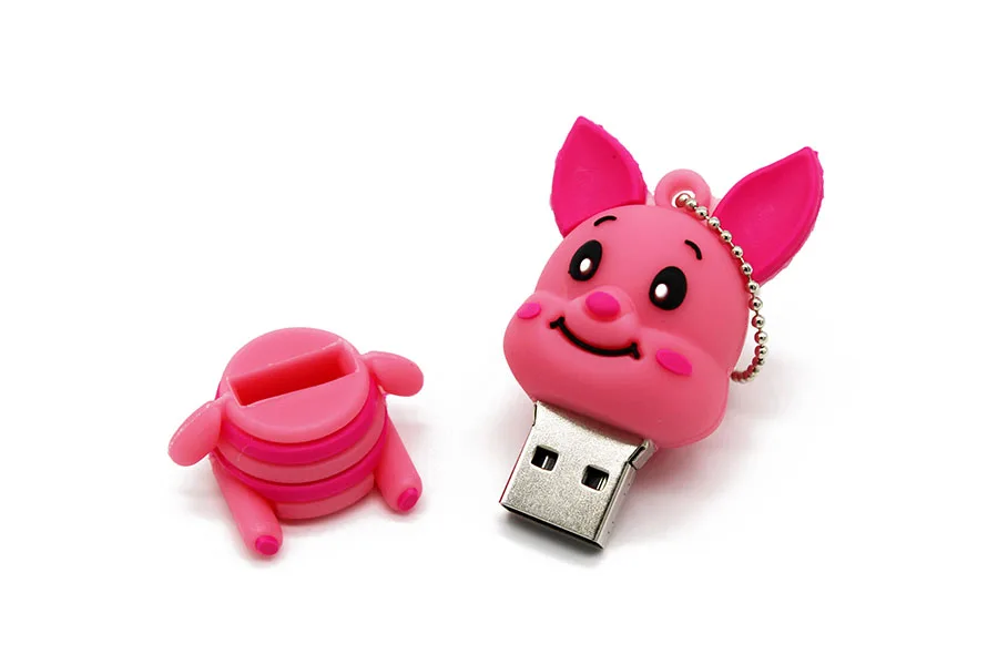 KING SARAS 64 ГБ 4 ГБ 8 ГБ 16 ГБ 32 ГБ Милая Маленькая свинья cub tiger модель usb флэш-накопитель usb 2,0 флешка