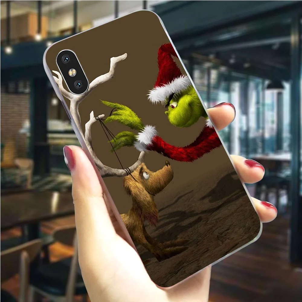 K1034606 Monster Grinch палантин чехол для телефона с рождественским рисунком для iPhone 6S чехол 5 5S SE 6/6 6S Plus 7 8/7 10 Plus X XS XR Xs Max жесткий чехол - Цвет: K1034606