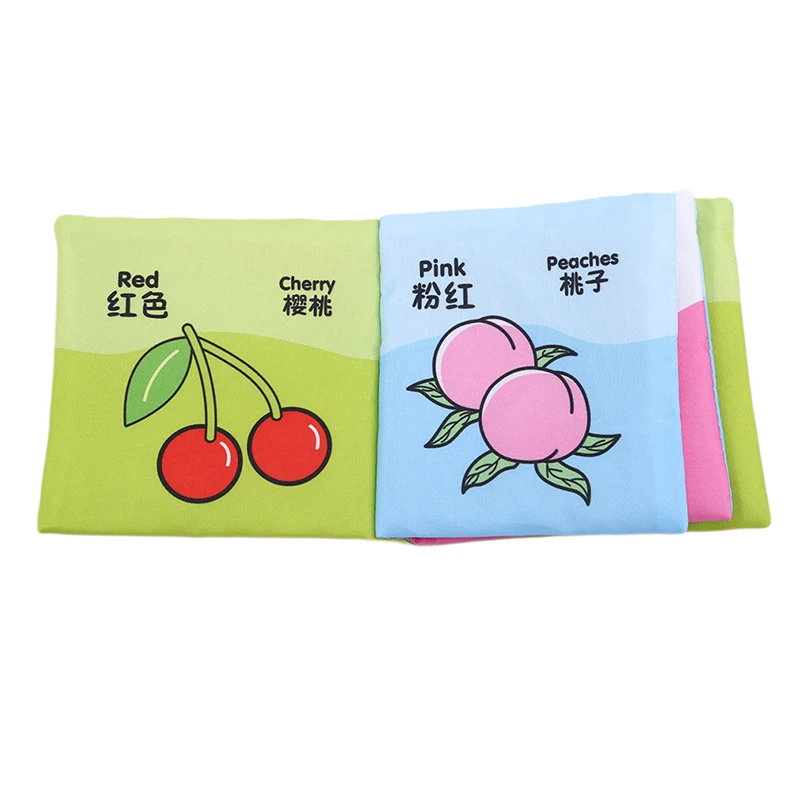 

Baby Cloth Book Children's Enlightenment Early Education Toy Palm Book Animal Digital Puzzle Education Quiet Book