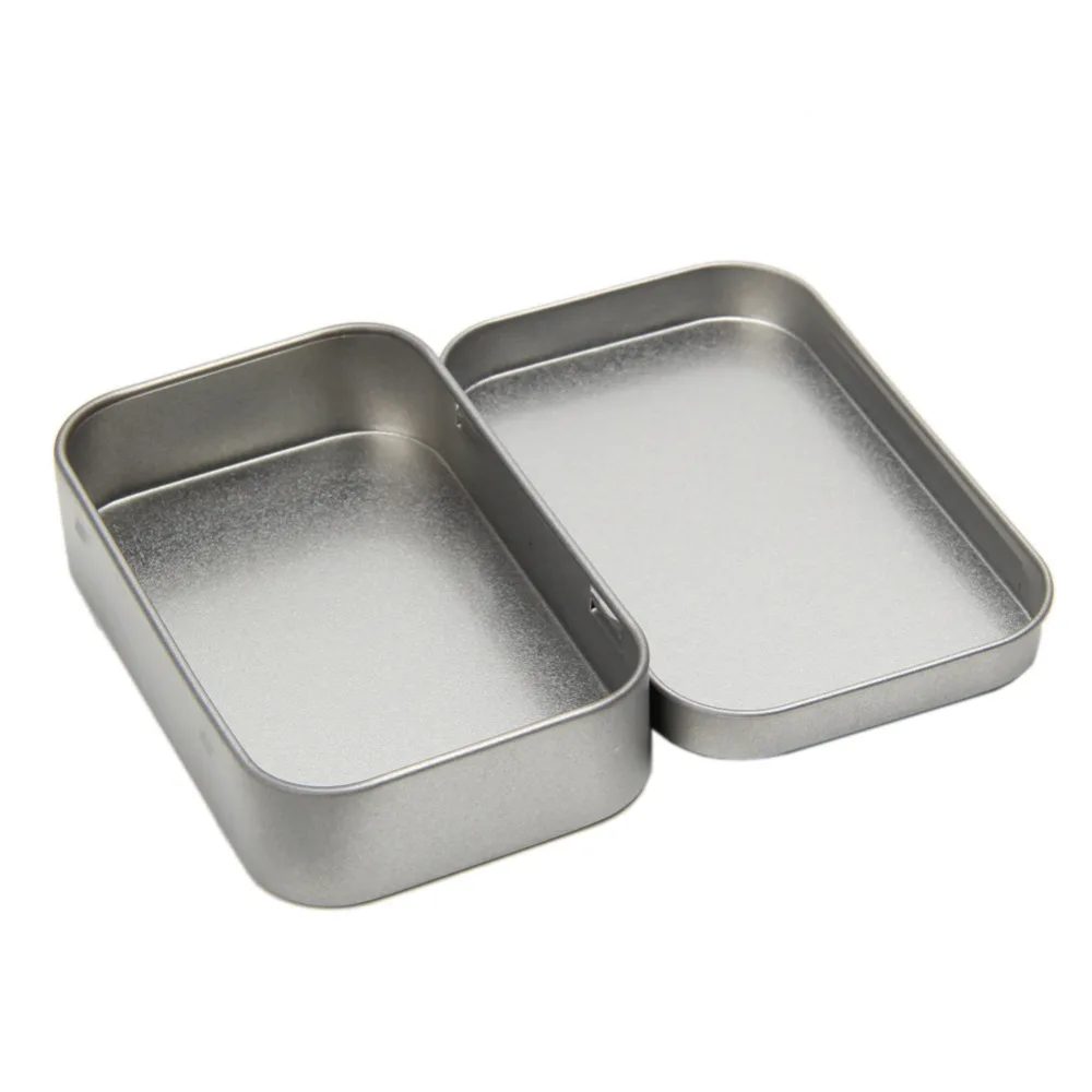 Маленький металлический чехол для хранения монет и конфет из олова