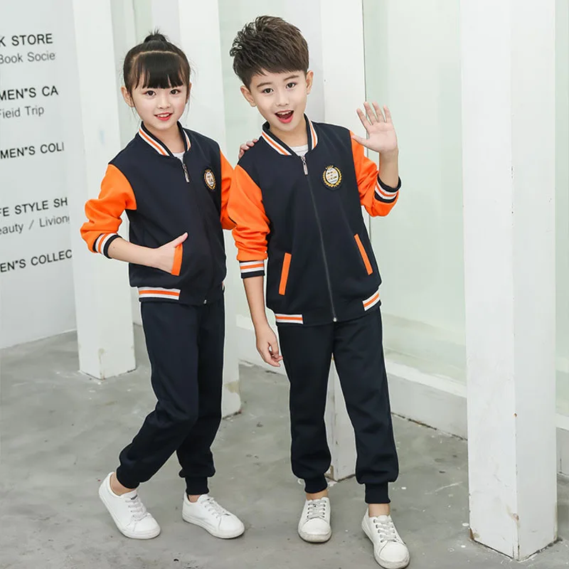 Школа детский сад форма Весна и осень спортивный костюм детская одежда для улицы