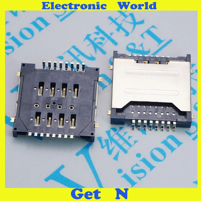 

200pcs Dual SIM Card Holder Tray Connector for Lenovo A780 A520 A580 S850E A690 A800