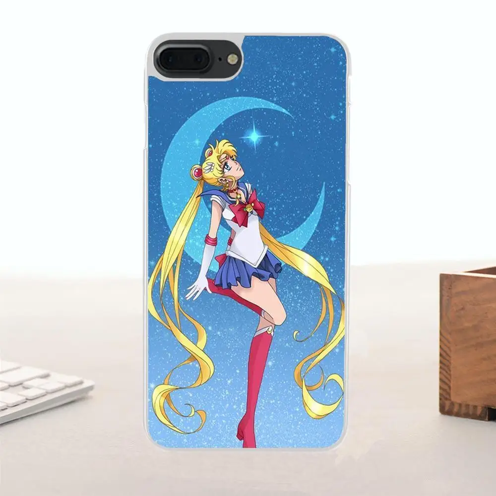 Diy рисунок ТПУ Сейлор Мун девушка для Apple iPhone 4 4S 5 5C SE 6 6S 7 8 Plus X | Мобильные телефоны