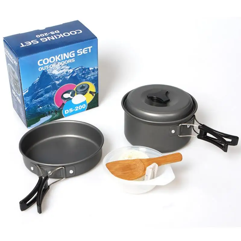 Посуда для кемпинга на 1 2 человек набор посуды открытом воздухе посуда