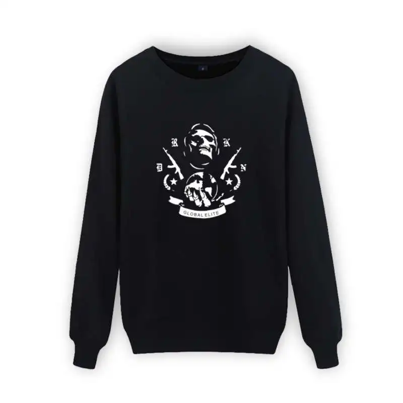 CS:GO черная/темно синяя футболка CS GO модная Толстовка с длинным рукавом для мужчин